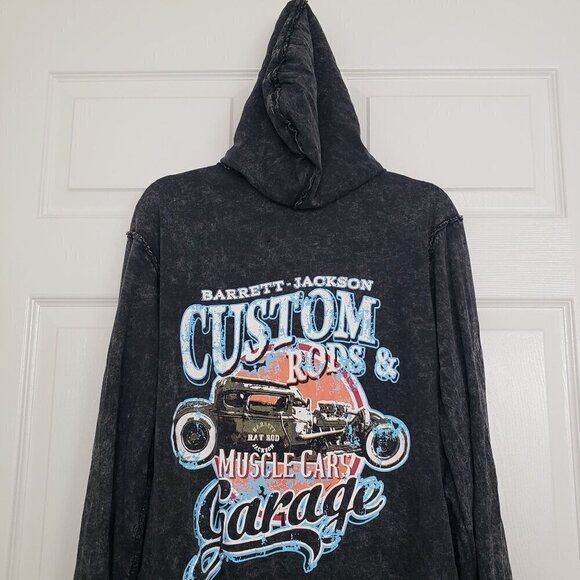 Barrett Jackson Reversible Jacket Lace Distressed Muscle Cars Womens Size Medium - Picture 15 of 16